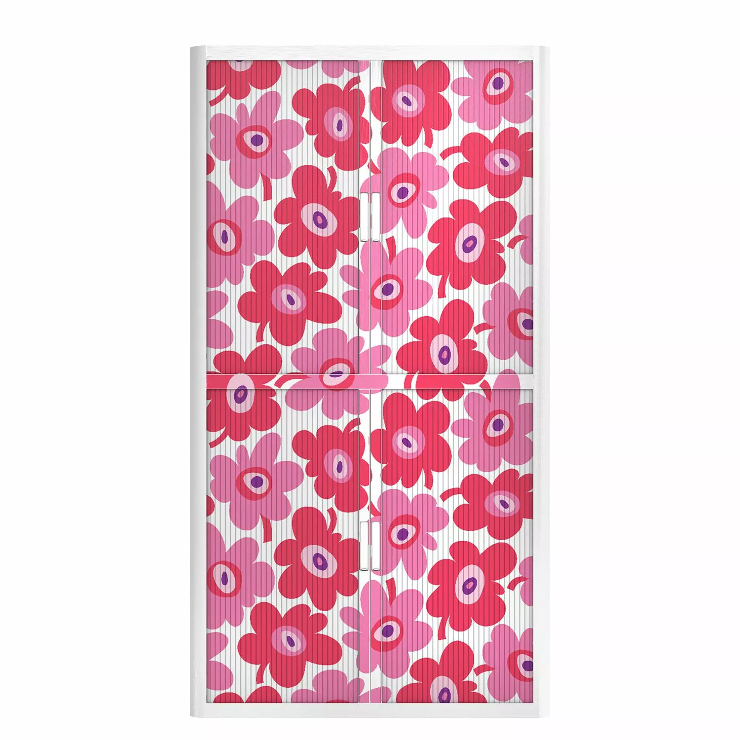 EasyOffice by Paperflow Rollladenschrank easyOffice - Papier Peints VII - Pink - Höhe: 204 cm 3 EasyOffice by Paperflow Rollladenschrank easyOffice - Papier Peints VII - Pink - Höhe: 204 cm – Bild 2