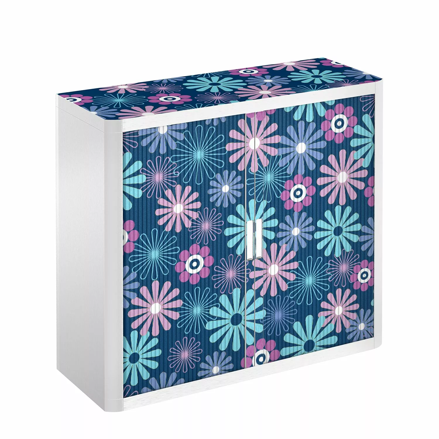 EasyOffice by Paperflow Rollladenschrank easyOffice - Papier Peints X - Dunkelblau 6 EasyOffice by Paperflow Rollladenschrank easyOffice - Papier Peints X - Dunkelblau – Bild 4