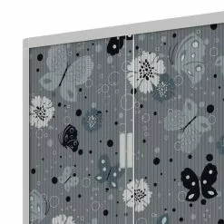 EasyOffice by Paperflow Rollladenschrank easyOffice - Papier Peints XI - Grau -Büromöbel Verkäufe aktenschrank easyoffice papier peints xi 1887566