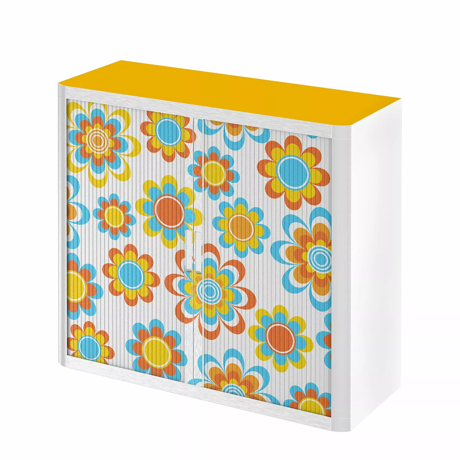 EasyOffice by Paperflow Rollladenschrank easyOffice - Papiers Peints II - Mehrfarbig - Höhe: 104 cm 3 EasyOffice by Paperflow Rollladenschrank easyOffice - Papiers Peints II - Mehrfarbig - Höhe: 104 cm