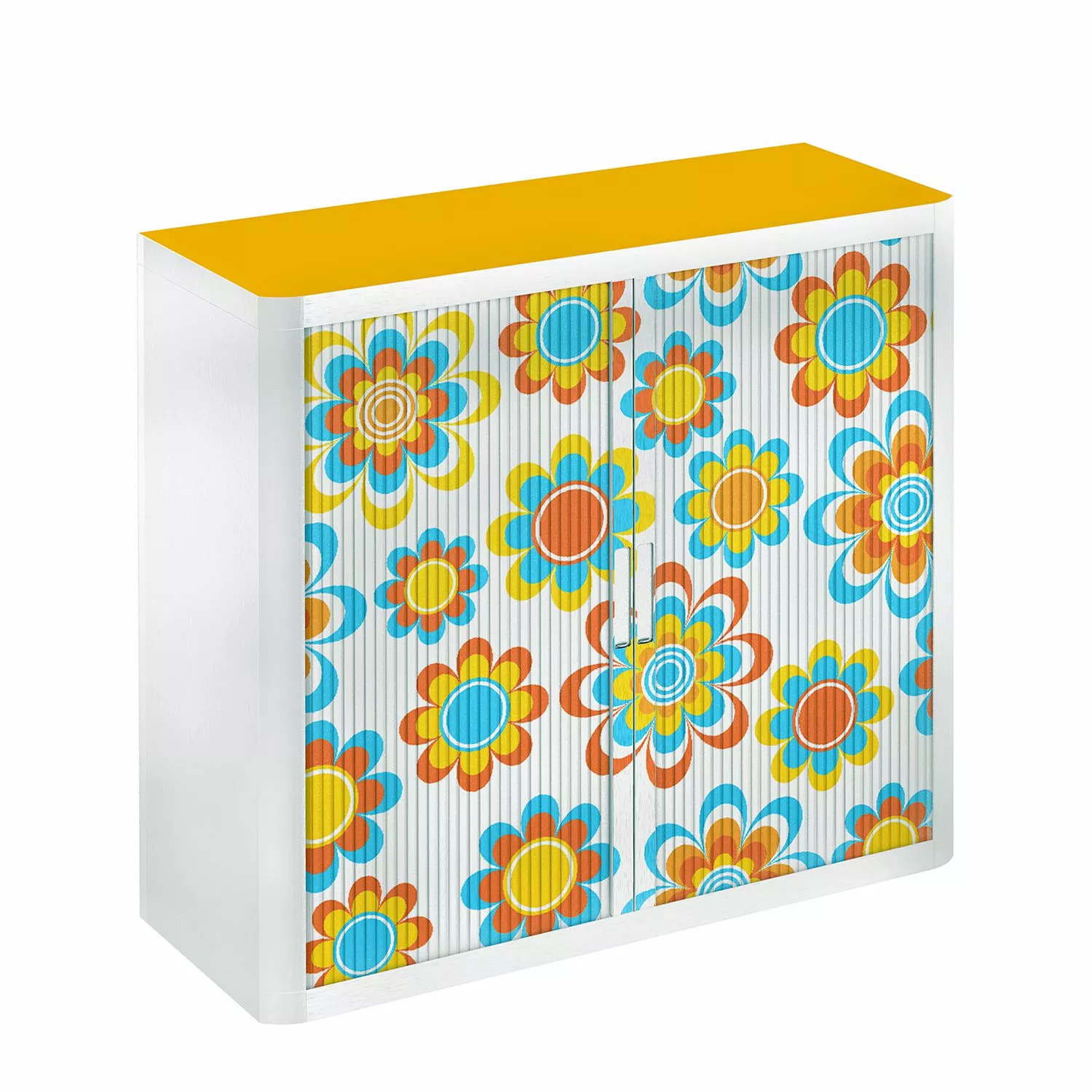 EasyOffice by Paperflow Rollladenschrank easyOffice - Papiers Peints II - Mehrfarbig - Höhe: 104 cm 5 EasyOffice by Paperflow Rollladenschrank easyOffice - Papiers Peints II - Mehrfarbig - Höhe: 104 cm – Bild 3