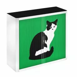 EasyOffice by Paperflow Rollladenschrank easyOffice Pop Art Cat - Weiß / Grün 11 EasyOffice by Paperflow Rollladenschrank easyOffice Pop Art Cat - Weiß / Grün -Büromöbel Verkäufe aktenschrank easyoffice pop art cat weiss gruen 1955690