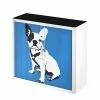 EasyOffice by Paperflow Rollladenschrank easyOffice Pop Art Dog - Weiß / Blau -Büromöbel Verkäufe aktenschrank easyoffice pop art dog weiss blau 1956306