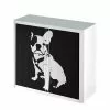 EasyOffice by Paperflow Rollladenschrank easyOffice Pop Art Dog - Weiß / Schwarz -Büromöbel Verkäufe aktenschrank easyoffice pop art dog weiss schwarz 1894554