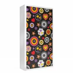 EasyOffice by Paperflow Rollladenschrank easyOffice Pop Art II - Mehrfarbig -Büromöbel Verkäufe aktenschrank easyoffice pop art ii 1887714