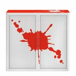 EasyOffice by Paperflow Aktenschrank easyOffice Stickers II - Rot - Höhe: 104 cm -Büromöbel Verkäufe aktenschrank easyoffice stickers ii rot 104 cm 1933334