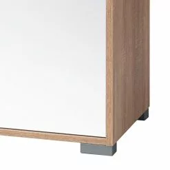 Aktenschrank Merit I - Eiche Sonoma Dekor / Hochglanz Weiß -Büromöbel Verkäufe aktenschrank merit i hochglanz weiss eiche sonoma dekor 347620