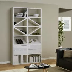 Fredriks Anbauregal Concept I - Hochglanz Weiß 9 Fredriks Anbauregal Concept I - Hochglanz Weiß -Büromöbel Verkäufe anbauregal rodos i hochglanz weiss 1890558