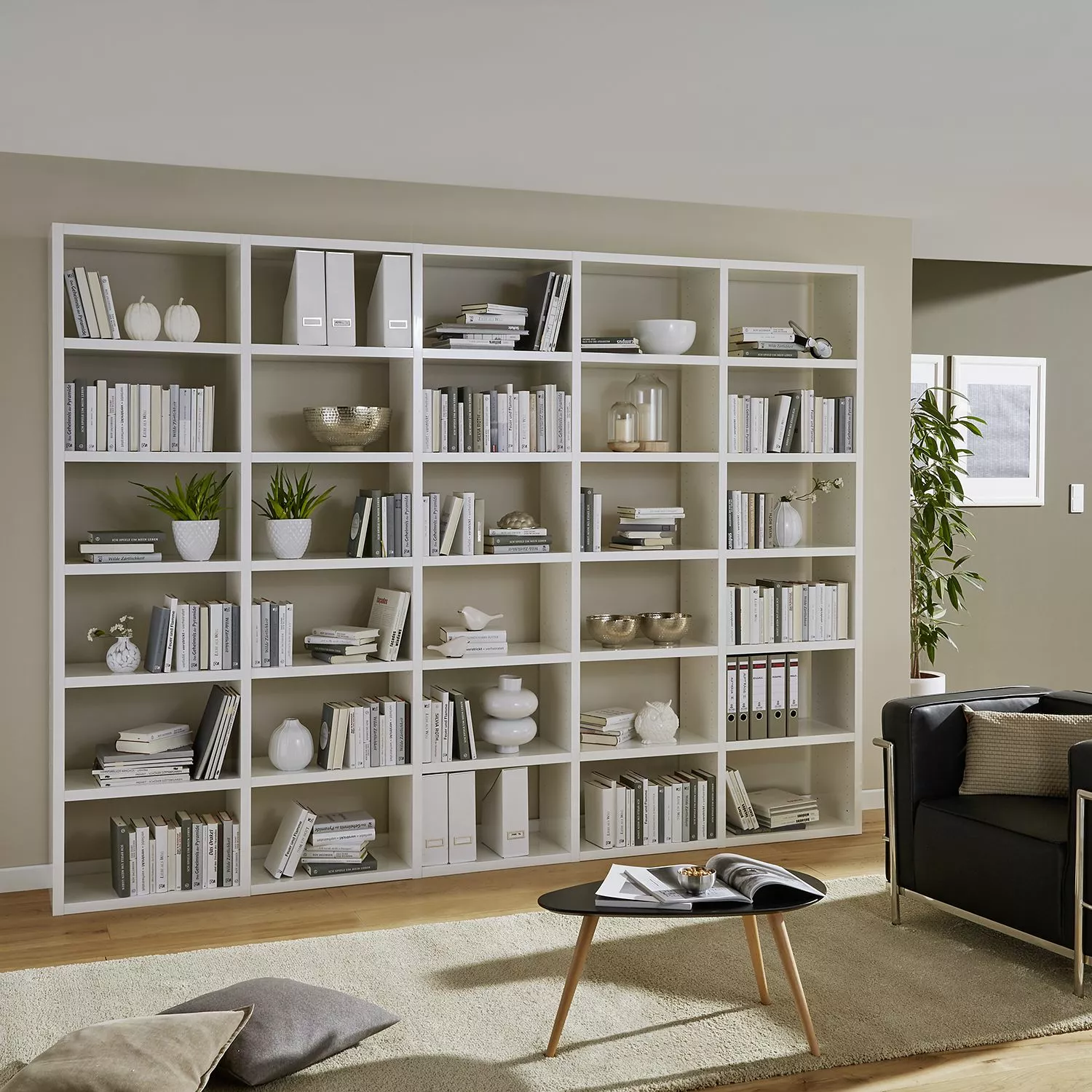 Fredriks Anbauregal Concept I - Hochglanz Weiß 7 Fredriks Anbauregal Concept I - Hochglanz Weiß – Bild 5