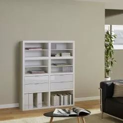 Fredriks Anbauregal Concept II - Hochglanz Weiß 8 Fredriks Anbauregal Concept II - Hochglanz Weiß -Büromöbel Verkäufe anbauregal rodos ii hochglanz weiss 1890650