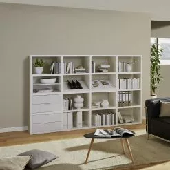 Fredriks Anbauregal Concept II - Hochglanz Weiß 11 Fredriks Anbauregal Concept II - Hochglanz Weiß -Büromöbel Verkäufe anbauregal rodos ii hochglanz weiss 1890666