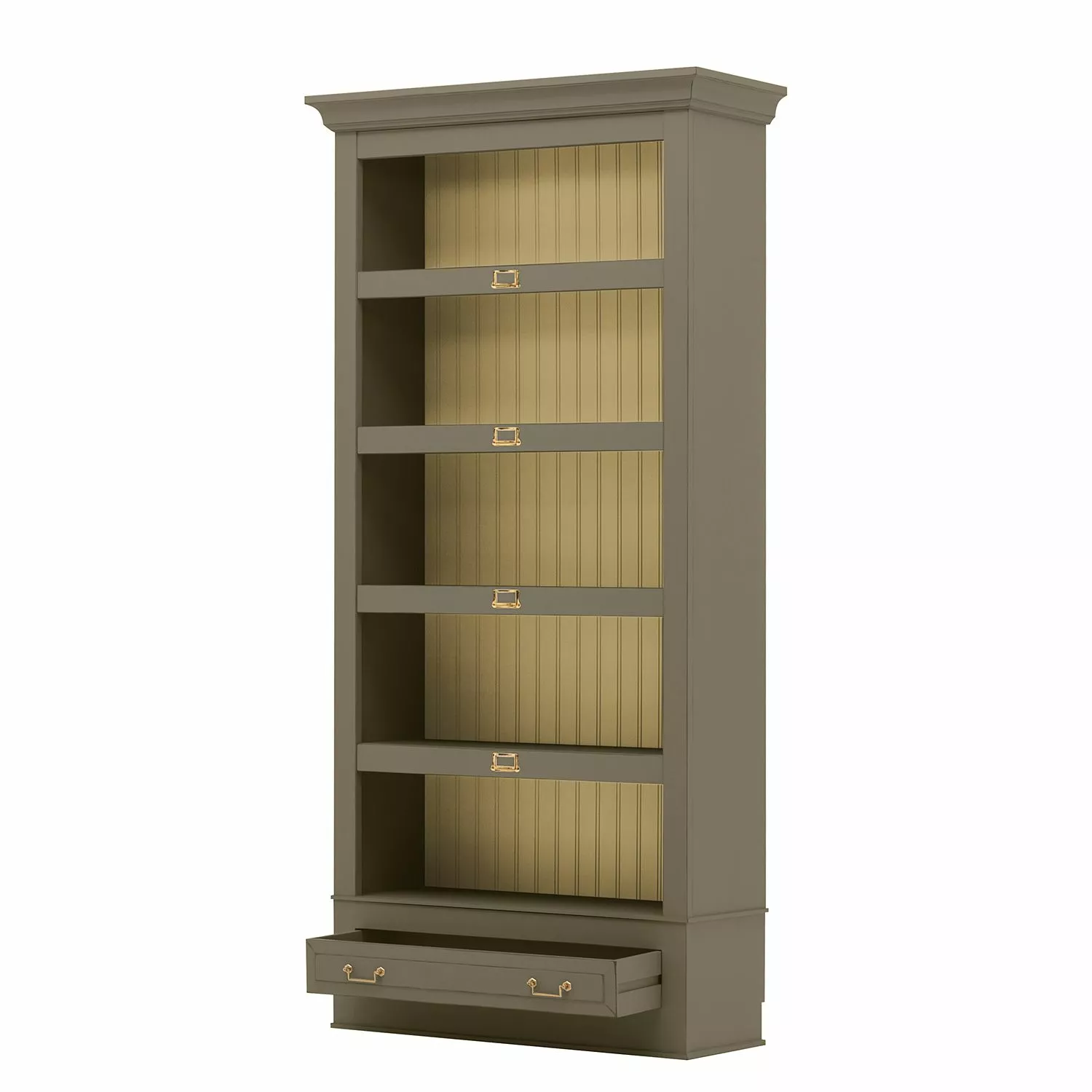 Maison Belfort Bücherregal Azjana II - Granit / Pinie Creme 3 Maison Belfort Bücherregal Azjana II - Granit / Pinie Creme