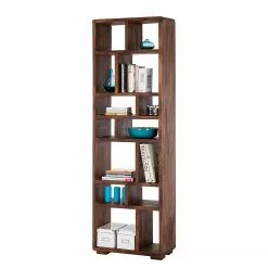 Ars Natura Bücherregal Trangle - Sheesham Massiv -Büromöbel Verkäufe buecherregal trangle sheesham massiv 702670