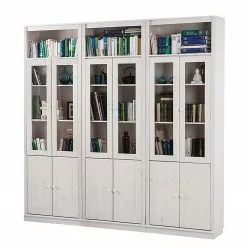 Maison Belfort Bücherwand Lillehammer III - Kiefer massiv - Kiefer Weiß -Büromöbel Verkäufe buecherwand lillehammer iii kiefer massiv kiefer weiss 4848768