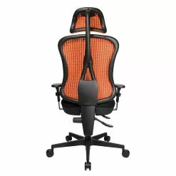 Topstar Bürodrehstuhl Head Point - Rot / Schwarz - Mit Kopfstütze - Höhenverstellbare Armlehnen -Büromöbel Verkäufe buerodrehstuhl head point hoehenverstellbare armlehnen rot schwarz 1140250