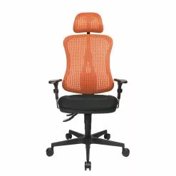 Topstar Bürodrehstuhl Head Point - Rot / Schwarz - Mit Kopfstütze - Höhenverstellbare Armlehnen -Büromöbel Verkäufe buerodrehstuhl head point hoehenverstellbare armlehnen rot schwarz 1140254