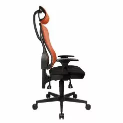 Topstar Bürodrehstuhl Head Point - Rot / Schwarz - Mit Kopfstütze - Höhenverstellbare Armlehnen -Büromöbel Verkäufe buerodrehstuhl head point hoehenverstellbare armlehnen rot schwarz 1140258