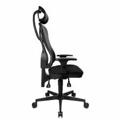 Topstar Bürodrehstuhl Head Point - Schwarz - Mit Kopfstütze - Höhenverstellbare Armlehnen -Büromöbel Verkäufe buerodrehstuhl head point hoehenverstellbare armlehnen schwarz 1140226