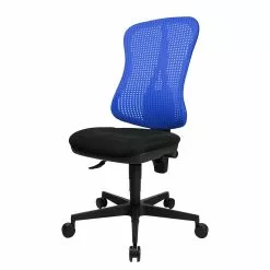Topstar Bürodrehstuhl Head Point - Blau / Schwarz - Ohne Kopfstütze - Ohne Armlehnen -Büromöbel Verkäufe buerodrehstuhl head point ohne armlehnen blau schwarz 1139830