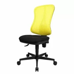 Topstar Bürodrehstuhl Head Point - Gelb / Schwarz - Ohne Kopfstütze - Ohne Armlehnen -Büromöbel Verkäufe buerodrehstuhl head point ohne armlehnen gelb schwarz 1139874