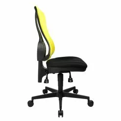 Topstar Bürodrehstuhl Head Point - Gelb / Schwarz - Ohne Kopfstütze - Ohne Armlehnen -Büromöbel Verkäufe buerodrehstuhl head point ohne armlehnen gelb schwarz 1139878