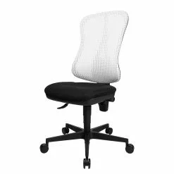 Topstar Bürodrehstuhl Head Point - Weiß / Schwarz - Ohne Kopfstütze - Ohne Armlehnen -Büromöbel Verkäufe buerodrehstuhl head point ohne armlehnen weiss schwarz 1139750