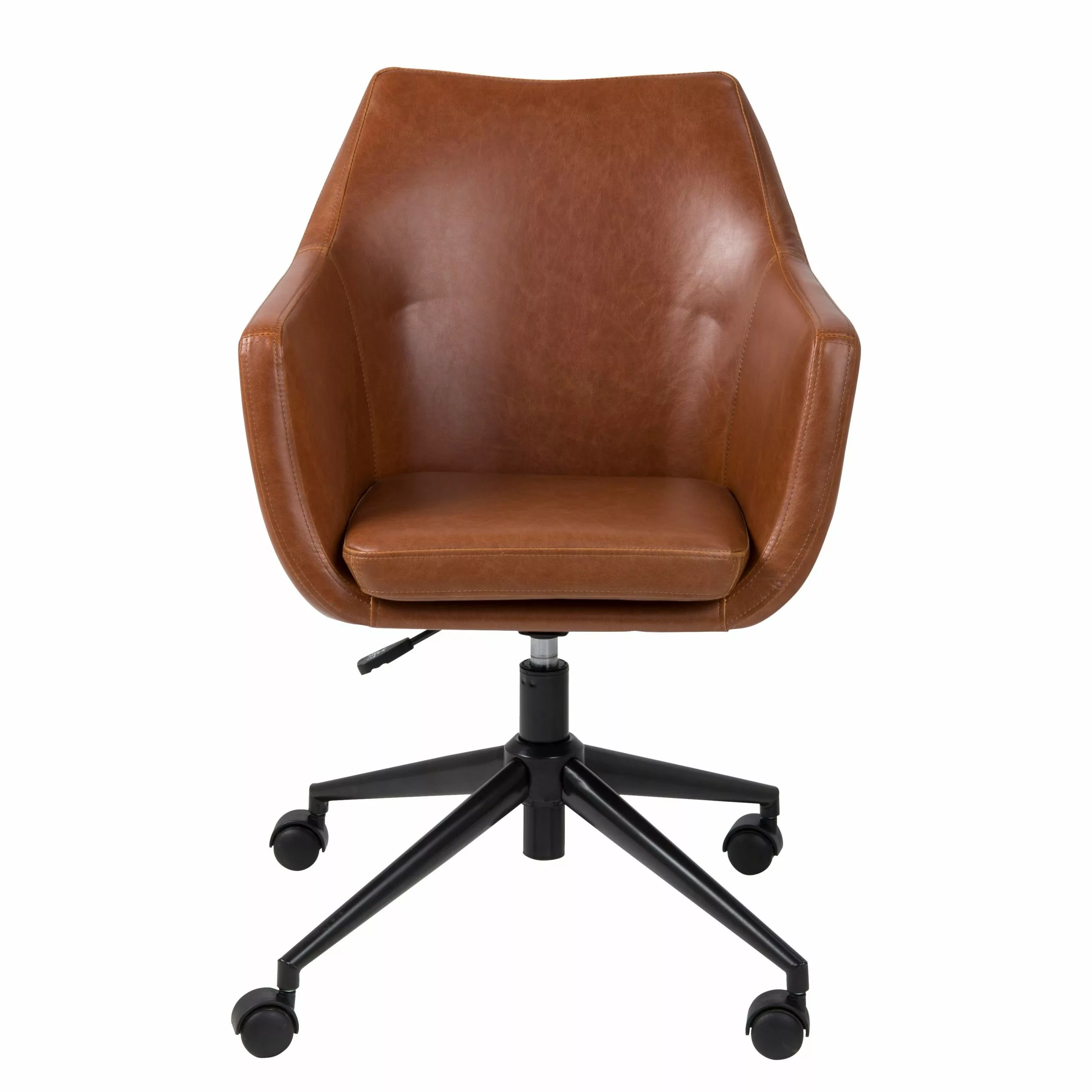Mørteens Bürodrehstuhl Nicholas I - Vintage Braun 5 Mørteens Bürodrehstuhl Nicholas I - Vintage Braun – Bild 3