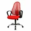 Topstar Bürodrehstuhl Open Point P Somo - Rot / Schwarz -Büromöbel Verkäufe buerodrehstuhl open point p somo textilbezug rot 248319