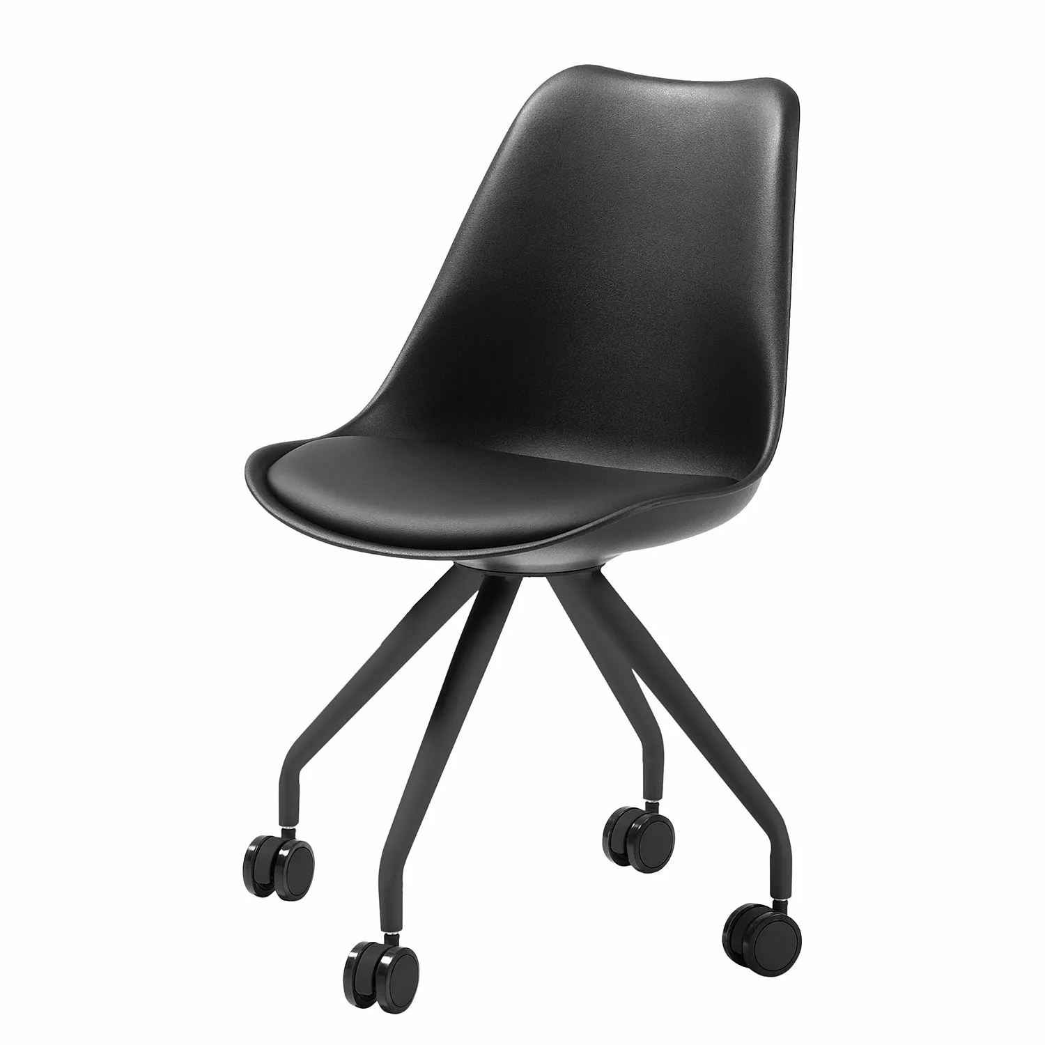 Mørteens Stuhl Jessen (2er-Set) - Schwarz 4 Mørteens Stuhl Jessen (2er-Set) - Schwarz – Bild 2