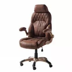 Home24office Chefsessel Baylor XXL - Braun / Kupfer -Büromöbel Verkäufe chefsessel baylor xxl microfaser kunststoff kupfer 5014504