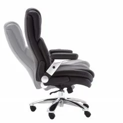 Fredriks Chefsessel Buda XXL - Kunstleder - Schwarz / Silber -Büromöbel Verkäufe chefsessel buda xxl kunstleder schwarz silber 5159164