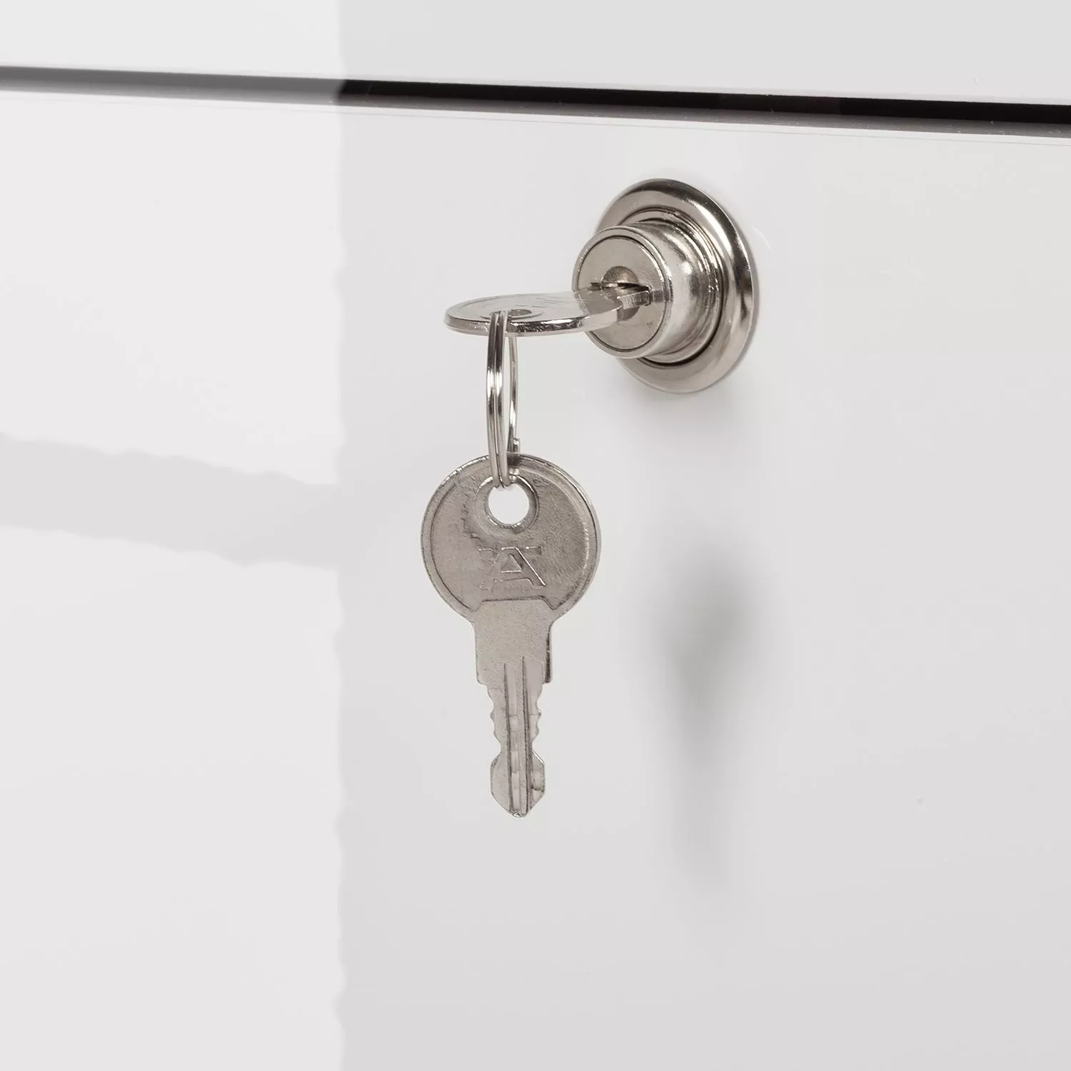 Maja Möbel Computertisch Sima - Hochglanz Weiß / Chrom 13 Maja Möbel Computertisch Sima - Hochglanz Weiß / Chrom – Bild 11