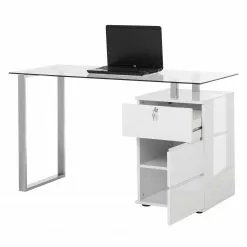 Maja Möbel Computertisch Sima - Hochglanz Weiß / Chrom 16 Maja Möbel Computertisch Sima - Hochglanz Weiß / Chrom -Büromöbel Verkäufe computertisch sima hochglanz weiss chrom 3375745