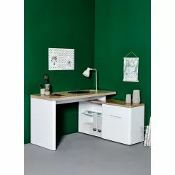 Jahnke Eckschreibtisch CU Libre 150 E - Eiche Riviera Dekor -Büromöbel Verkäufe eckschreibtisch cu libre 150 e eiche riviera dekor 5082148