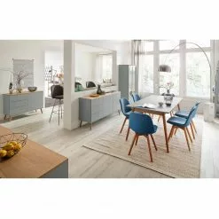 Tenzo Sideboard Dot I - Grau -Büromöbel Verkäufe esstisch dot i eiche teilmassiv grau 4163468