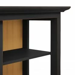 Maison Belfort Sideboard Azjana I - Schwarz / Pinie Honig -Büromöbel Verkäufe highboard azjana pinie teilmassiv 3394461