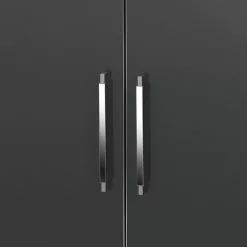 Kombiregal Merit - Alpinweiß / Hochglanz Grau 9 Kombiregal Merit - Alpinweiß / Hochglanz Grau -Büromöbel Verkäufe kombiregal merit weiss hochglanz grau 347766