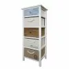 Maison Belfort Regal Gilberton - Höhe: 91 cm -Büromöbel Verkäufe kommode gilberton paulownia massiv weiss braun 91 cm 4345284