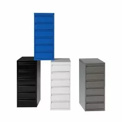 Mooved Metallcontainer Akto - Blau -Büromöbel Verkäufe metallcontainer akto blau 1644754