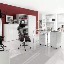 Fredriks Rollcontainer Paddington - Hochglanz Weiß 17 Fredriks Rollcontainer Paddington - Hochglanz Weiß -Büromöbel Verkäufe paddington rollcontainer hochglanz weiss lackiert mit 3 schubladen 1225045