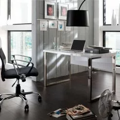 Fredriks Schreibtisch Paddington I - Hochglanz Weiß 17 Fredriks Schreibtisch Paddington I - Hochglanz Weiß -Büromöbel Verkäufe paddington schreibtisch hochglanz weiss lackiert 1225031