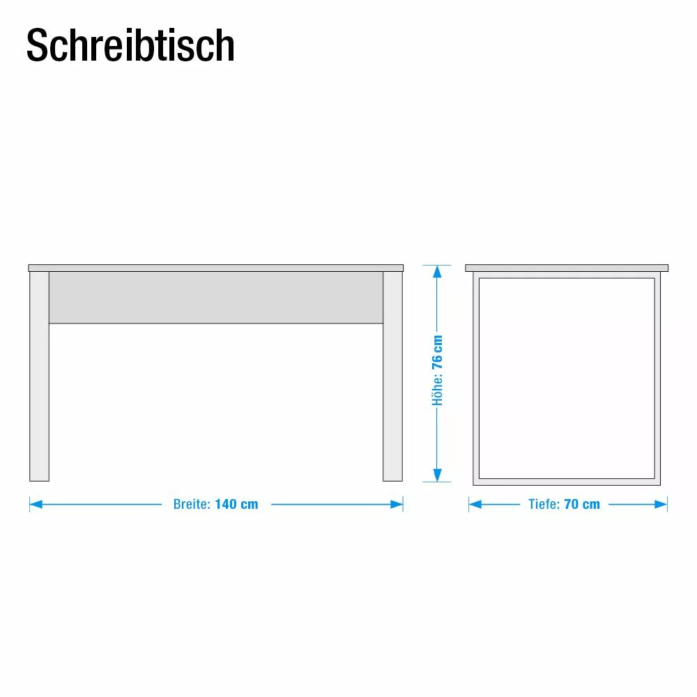 Fredriks Schreibtisch Paddington I - Hochglanz Weiß 14 Fredriks Schreibtisch Paddington I - Hochglanz Weiß – Bild 12