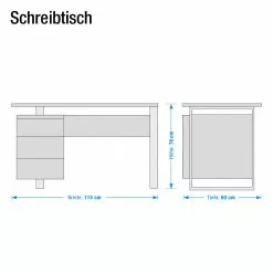 Fredriks Schreibtisch Paddington II - Hochglanz Weiß lackiert - mit 1 Container 25 Fredriks Schreibtisch Paddington II - Hochglanz Weiß lackiert - mit 1 Container -Büromöbel Verkäufe paddington schreibtisch hochglanz weiss lackiert mit 1 container 1225036
