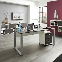 Germania Regal Altino - Höhe: 74 cm -Büromöbel Verkäufe regal altino basalt weiss 4146556