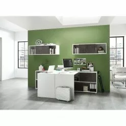 Germania Regal Altino - Höhe: 74 cm -Büromöbel Verkäufe regal altino basalt weiss 4146564