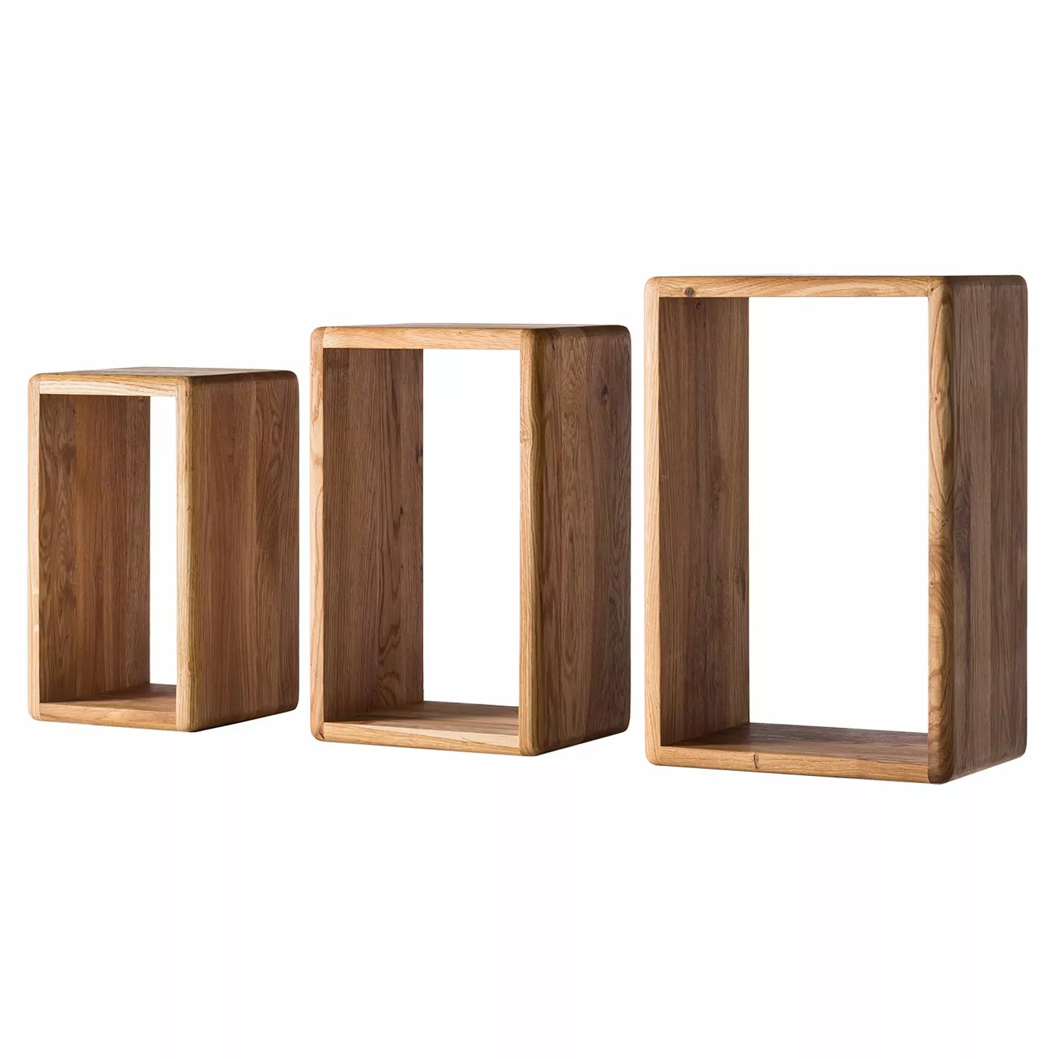 Ars Natura Wandregal Anamur (3er-Set) - Eiche 3 Ars Natura Wandregal Anamur (3er-Set) - Eiche