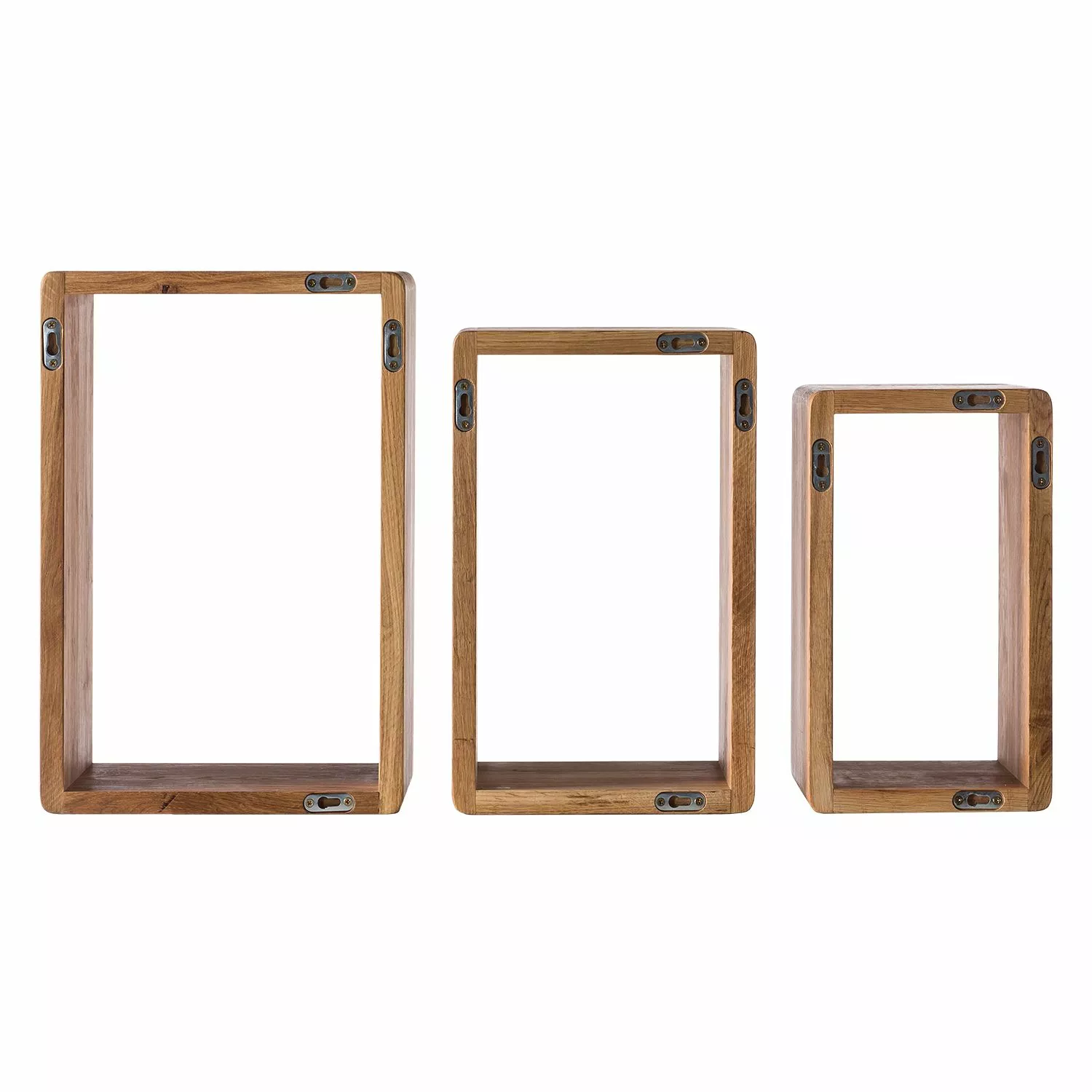 Ars Natura Wandregal Anamur (3er-Set) - Eiche 6 Ars Natura Wandregal Anamur (3er-Set) - Eiche – Bild 4