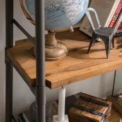 Ars manufacti Regal Atelier III - Akazie massiv / Metall - Akazie Braun / Anthrazit -Büromöbel Verkäufe regal atelier iii akazie massiv metall akazie braun anthrazit 5052972