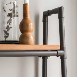 Ars manufacti Regal Atelier III - Akazie massiv / Metall - Akazie Braun / Anthrazit -Büromöbel Verkäufe regal atelier iii akazie massiv metall akazie braun anthrazit 5052976