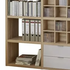 Fredriks Regal Concept V - Eiche Dekor / Hochglanz Weiß 8 Fredriks Regal Concept V - Eiche Dekor / Hochglanz Weiß -Büromöbel Verkäufe regal concept v eiche dekor hochglanz weiss 1993906